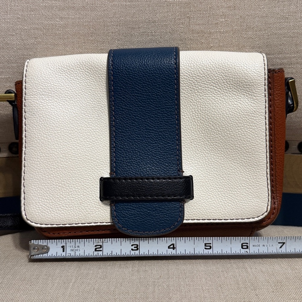 Fossil “Mandy” Small Leather Crossbody Bag - Picture 14 of 16